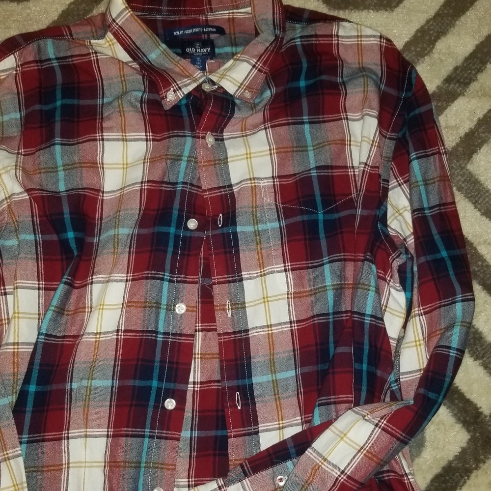 Old Navy Mens Flannel - Picture 3 of 3